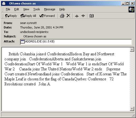 Executable Program Virus
